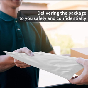 Courier Bags White Medium -Shipping Bags Poly Mailer 25 x 35cm - Image 2
