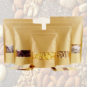 Kraft Paper Ziplock Bags - 100g ( 20 x 12cm) - Image 5