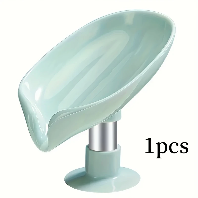 Simple and creative soap box, soap storage rack, suction cup draining soap rack for bathroom, bathroom, and kitchen storage, perfect for Christmas and New Year outfits - Image 4