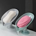 Simple and creative soap box, soap storage rack, suction cup draining soap rack for bathroom, bathroom, and kitchen storage, perfect for Christmas and New Year outfits