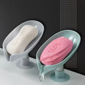 Simple and creative soap box, soap storage rack, suction cup draining soap rack for bathroom, bathroom, and kitchen storage, perfect for Christmas and New Year outfits